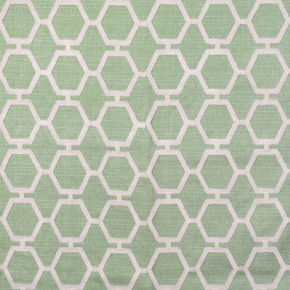 F2361 Moss by Greenhouse Fabric 80% Polyester, 20% Acrylic With 100% Acrylic Embroidery China 9,000 double rubs </p><p>Repeat: 4" H, 4" V 54" - Fabric Carolina -
