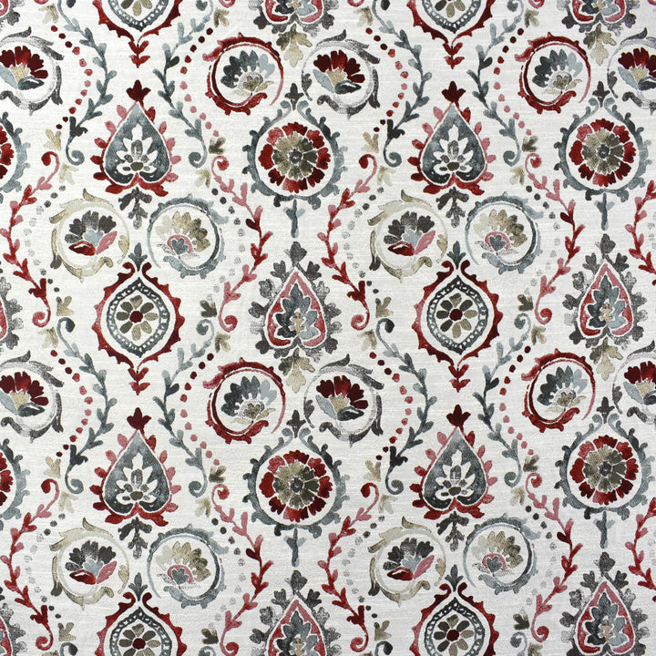 F2373 Redstone by Greenhouse Fabric 100% Polyester China 25,000 double rubs </p><p>Repeat: 14.25" H, 15" V 57" - Fabric Carolina -