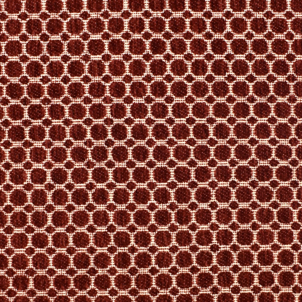 F2377 Carmine by Greenhouse Fabric 100% Polyester China 45,000 double rubs </p><p>Repeat: 1.5" H, 1.5" V 57" - Fabric Carolina -