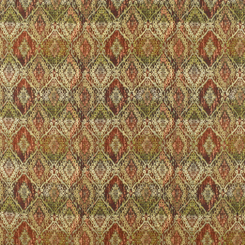 F2402 Spice by Greenhouse Fabric 100% Polyester China 15,000 double rubs </p><p>Repeat: 14.5" H, 15.5" V 54" - Fabric Carolina -