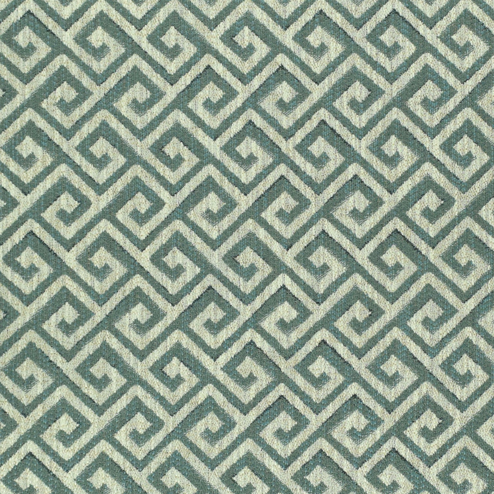 F2417 Aqua by Greenhouse Fabric 100% Polyester China 21,000 </p><p>Repeat: 2" H, 3" V 54" - Fabric Carolina -