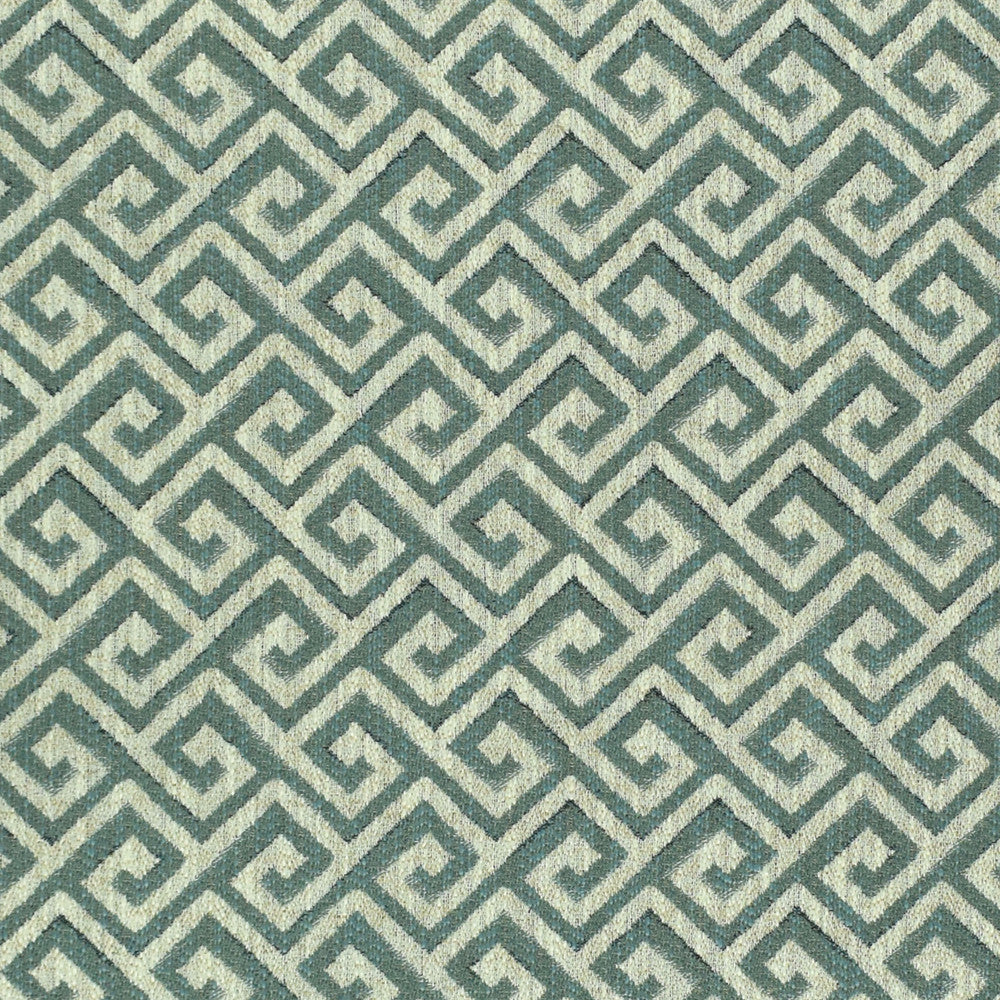F2417 Aqua by Greenhouse Fabric 100% Polyester China 21,000 double rubs </p><p>Repeat: 2" H, 3" V 54" - Fabric Carolina -
