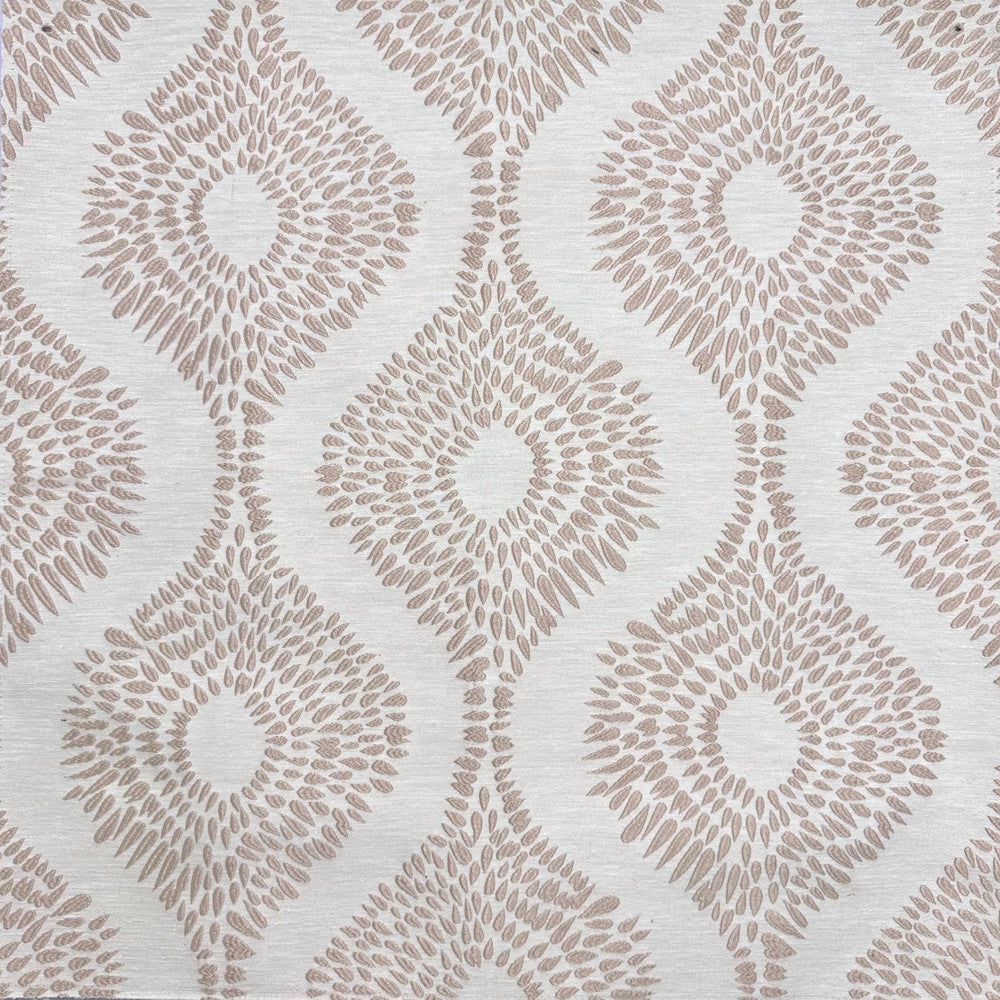 Emb By Lomasi B Porridge by Europatex Fabric Embroideries by Lomasi 70% Polyester, 15% Cotton, 15% Linen 9.71" H, 9.89" V 54.00 inches - Fabric Carolina -
