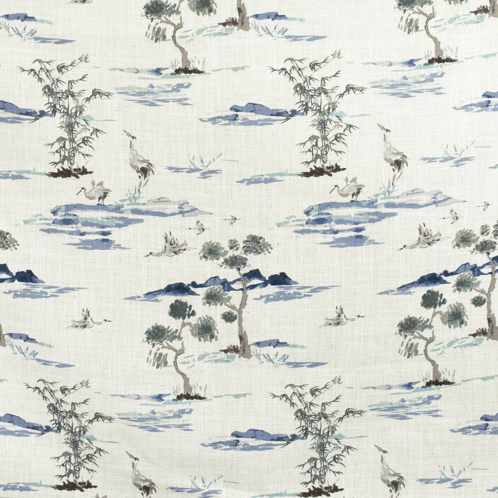 F2718 River by Greenhouse Fabric 95% Polyester, 5% Linen China 50,000 </p><p>Repeat: 14" H, 17.5" V 58" - Fabric Carolina -