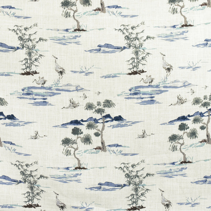 F2718 River by Greenhouse Fabric E84: greenhouse HUES 95% Polyester, 5% Linen China 50,000 double rubs </p><p>Repeat: 14" H, 17.5" V 58" - Fabric Carolina -