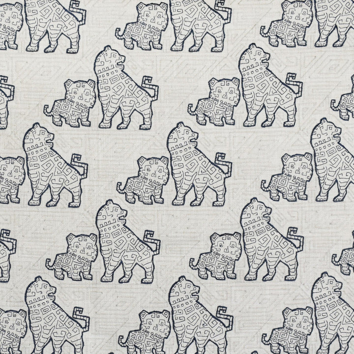 F2736 Sapphire by Greenhouse Designer Fabric 95% Polyester, 5% Linen With 100% Rayon Embroidery China 9,000 </p><p>Repeat: 10.75" H, 11.75" V 60" - Swanky Fabrics -