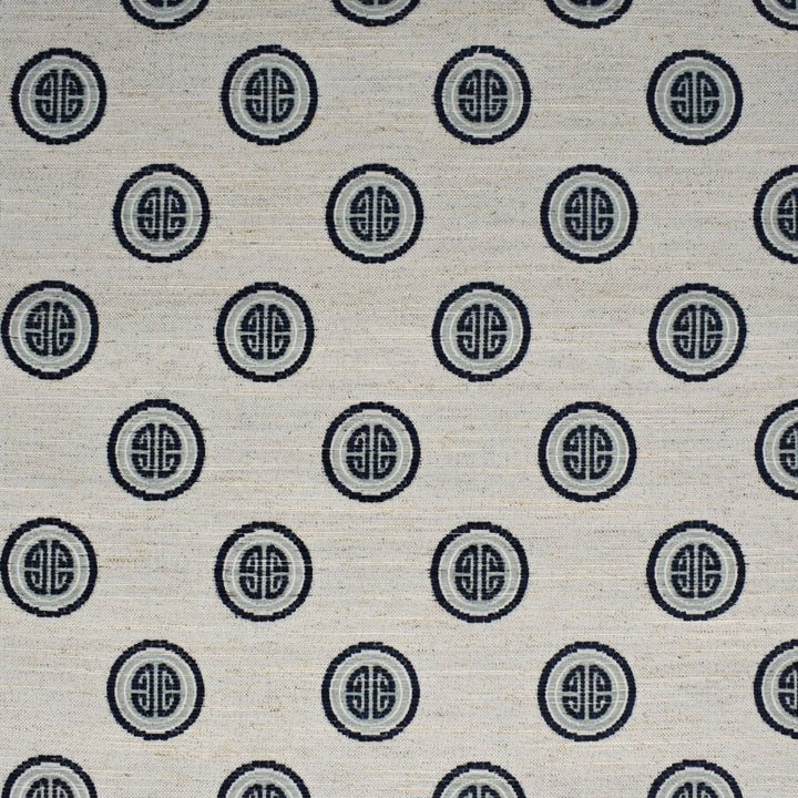 F2737 Indigo by Greenhouse Fabric 97% Polyester, 3% Linen China 100,000 </p><p>Repeat: 3.8" H, 4.4" V 59" - Fabric Carolina -