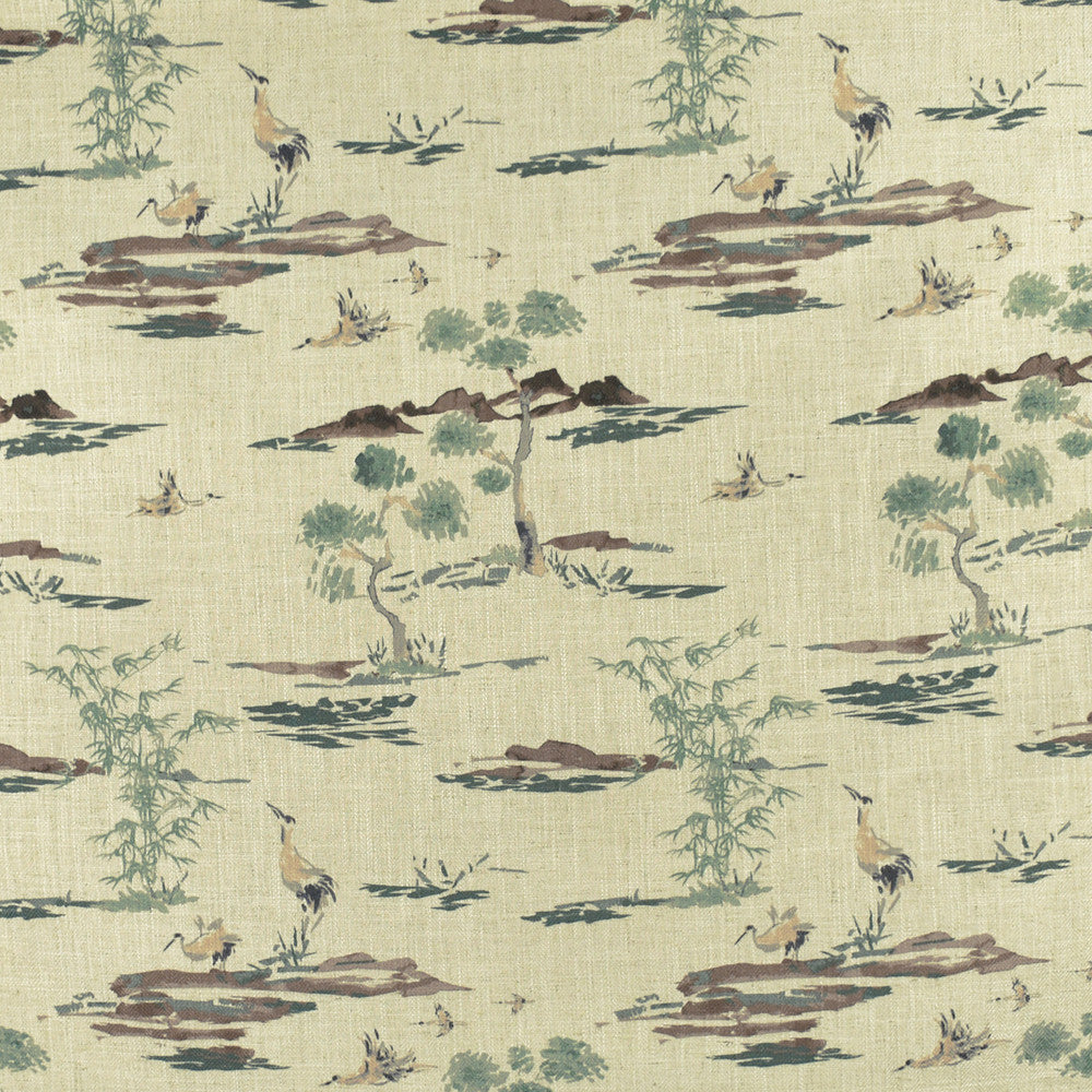 F2825 Bamboo by Greenhouse Fabric 95% Polyester, 5% Linen China 50,000 double rubs </p><p>Repeat: 14" H, 17.5" V 58" - Fabric Carolina -