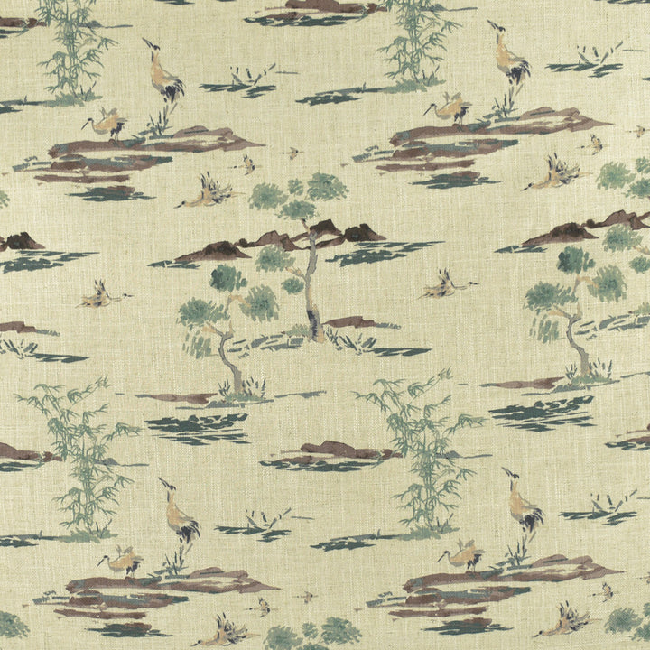 F2825 Bamboo by Greenhouse Fabric 95% Polyester, 5% Linen China 50,000 double rubs </p><p>Repeat: 14" H, 17.5" V 58" - Fabric Carolina -