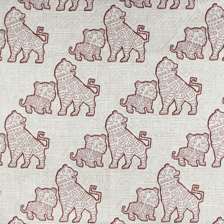 F2842 Carmine by Greenhouse Fabric 95% Polyester, 5% Linen W/ 100% Rayon Embroidery China 9,000 double rubs </p><p>Repeat: 10.75" H, 11.75" V 60" - Fabric Carolina -