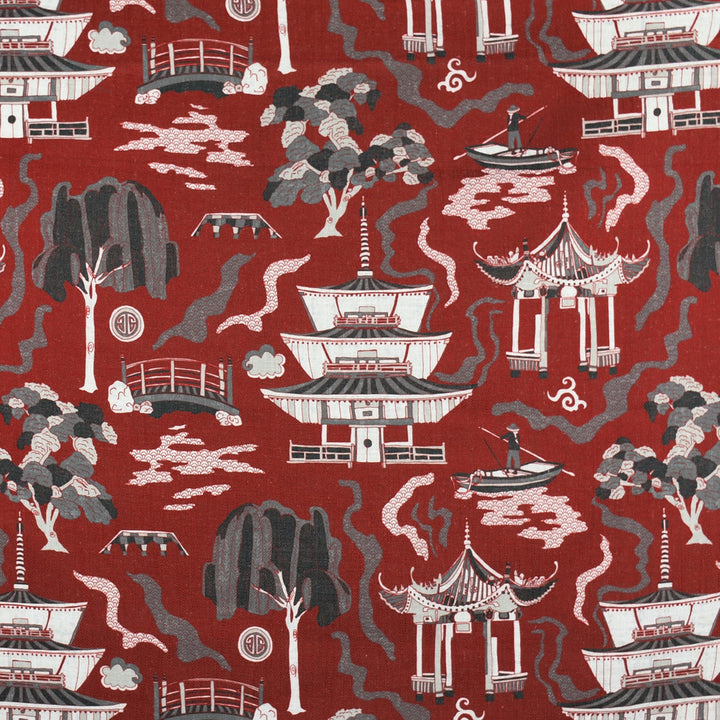 F2845 Sangria by Greenhouse Fabric 95% Polyester, 5% Linen China 50,000 </p><p>Repeat: 27" H, 27" V 58" - Fabric Carolina -