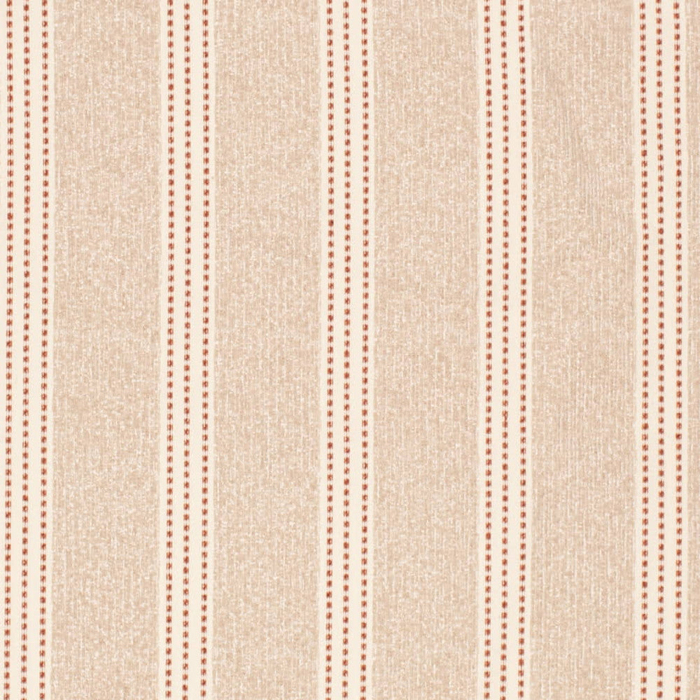F300-244 by Charlotte Fabric Terracotta 47% Polyester, 35% Polyester, 13% Recycled Cotton, 5% Recycled Polyester USA Exceeds 106,000 Wyzenbeek Rubs (Heavy Duty) Horizontal 3.5" 54 Inches - Fabric Carolina -