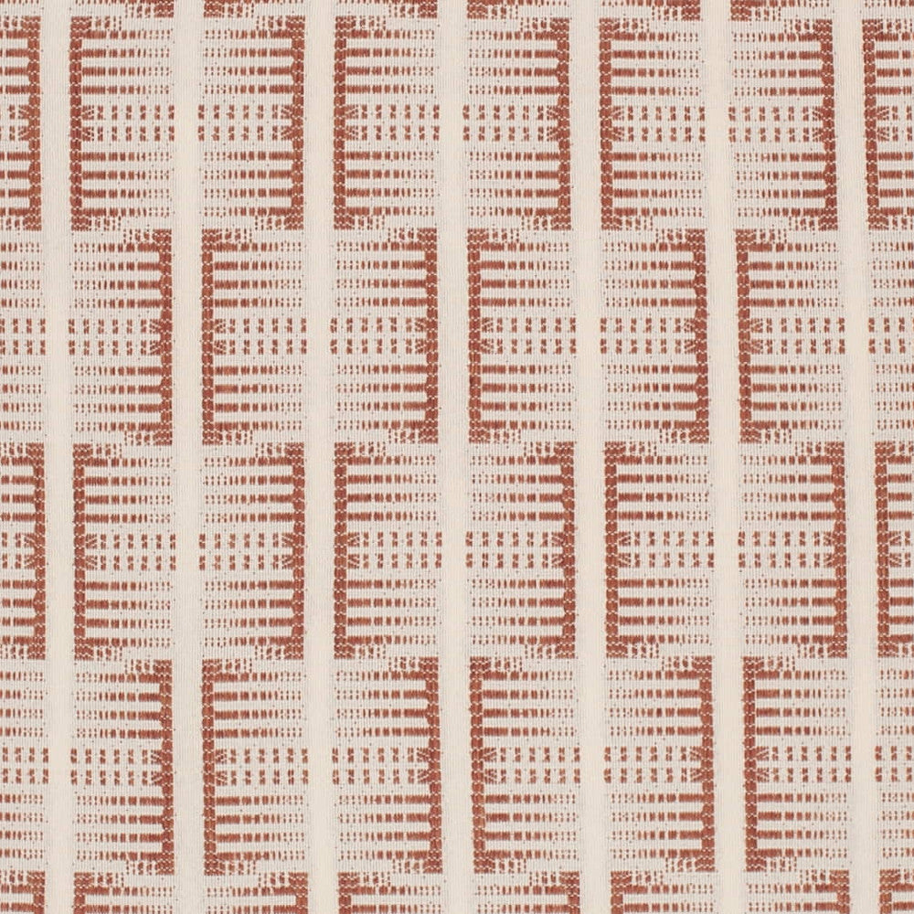 F300-245 by Charlotte Fabric Terracotta 65% Olefin, 35% Polyester USA Exceeds 102,000 Wyzenbeek Rubs (Heavy Duty) Horizontal 4.5" x Vertical 7" 54 Inches - Fabric Carolina -