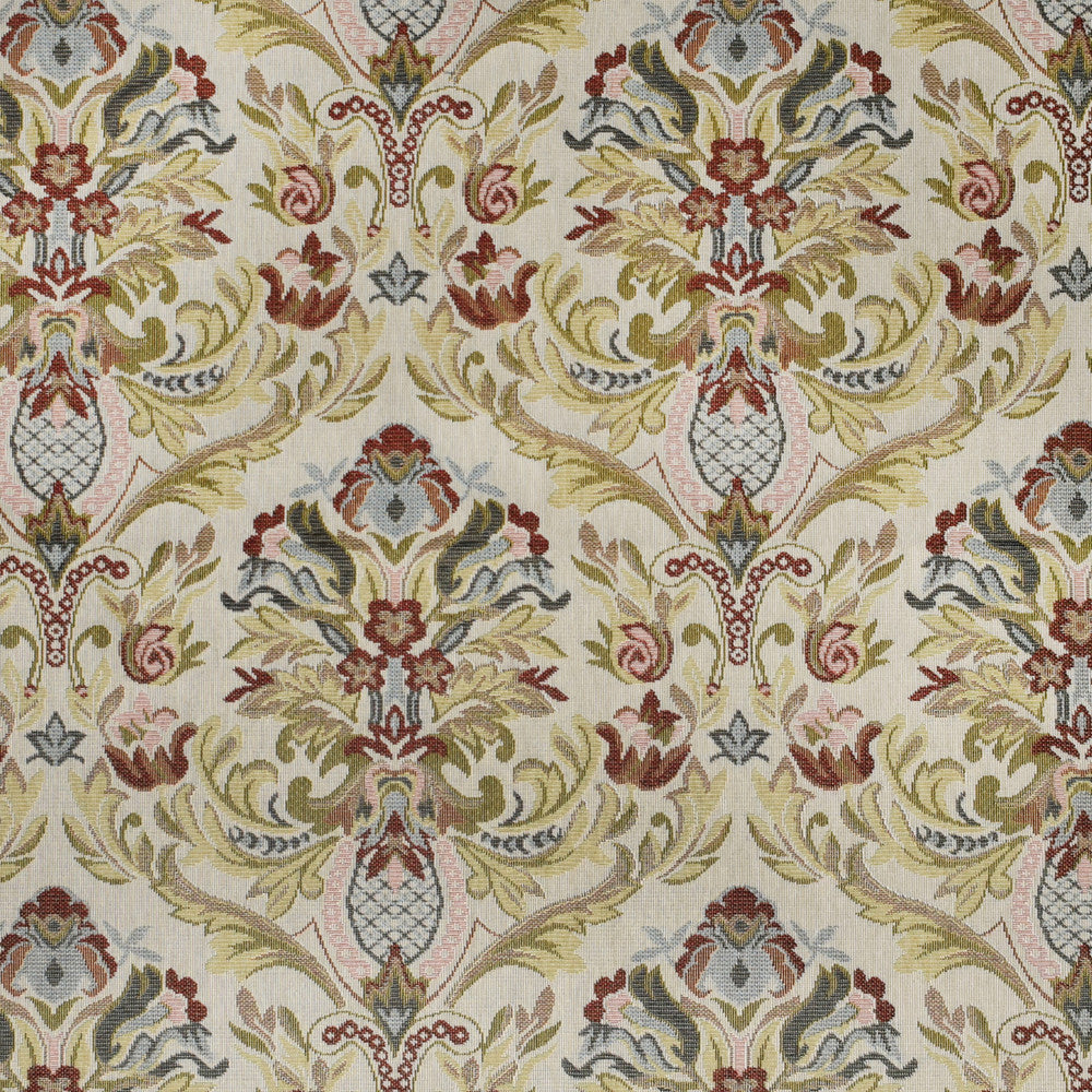 F3467 Carnation by Greenhouse Fabric 70% Polyester, 30% Cotton Mexico 50,000 double rubs </p><p>Repeat: 19.6" H, 14.9" V 54" - Fabric Carolina -