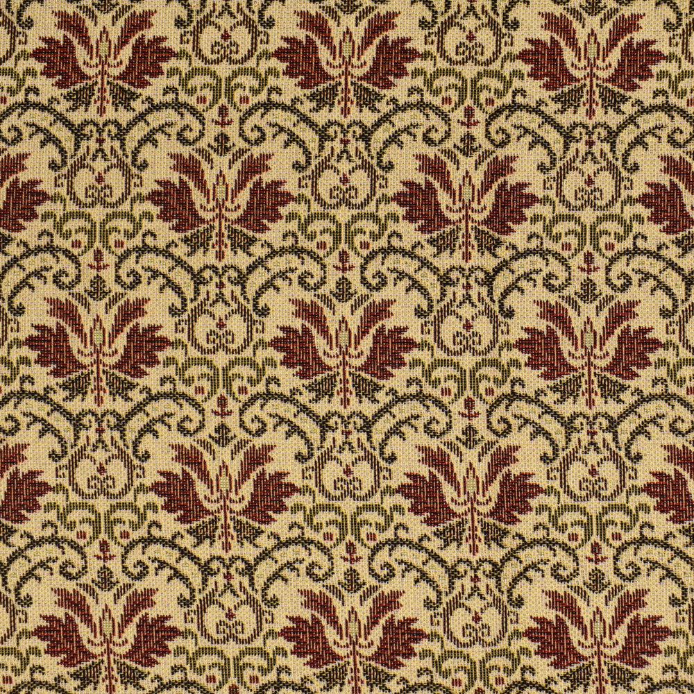 F3477 Scarlet by Greenhouse Fabric 70% Polyester, 30% Cotton Mexico 50,000 </p><p>Repeat: 4.7" H, 3.9" V 54" - Fabric Carolina -