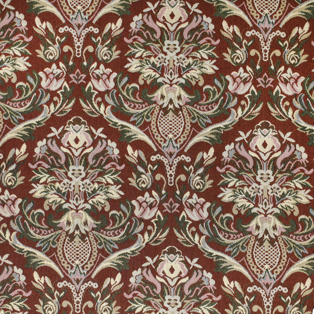 F3481 Rosewood by Greenhouse Fabric 70% Polyester, 30% Cotton Mexico 50,000 double rubs </p><p>Repeat: 19.6" H, 14.9" V 54" - Fabric Carolina -