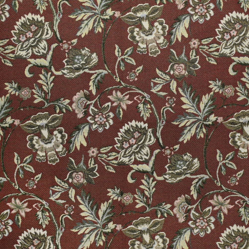 F3484 Garnet by Greenhouse Fabric 70% Polyester, 30% Cotton Mexico 50,000 </p><p>Repeat: 19.6" H, 21.2" V 54" - Fabric Carolina -