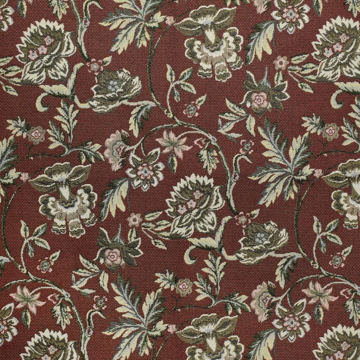 F3484 Garnet by Greenhouse Designer Fabric 70% Polyester, 30% Cotton Mexico 50,000 double rubs </p><p>Repeat: 19.6" H, 21.2" V 54" - Swanky Fabrics -