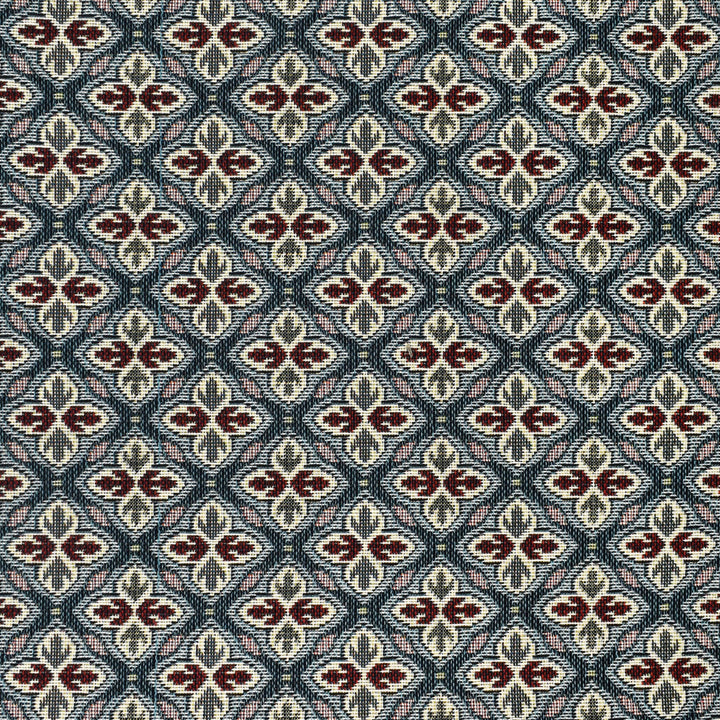 F3494 Cobalt by Greenhouse Fabric E92: Value Tapestry 70% Polyester, 30% Cotton Mexico 50,000 double rubs </p><p>Repeat: 2.3" H, 1.9" V 54" - Fabric Carolina -