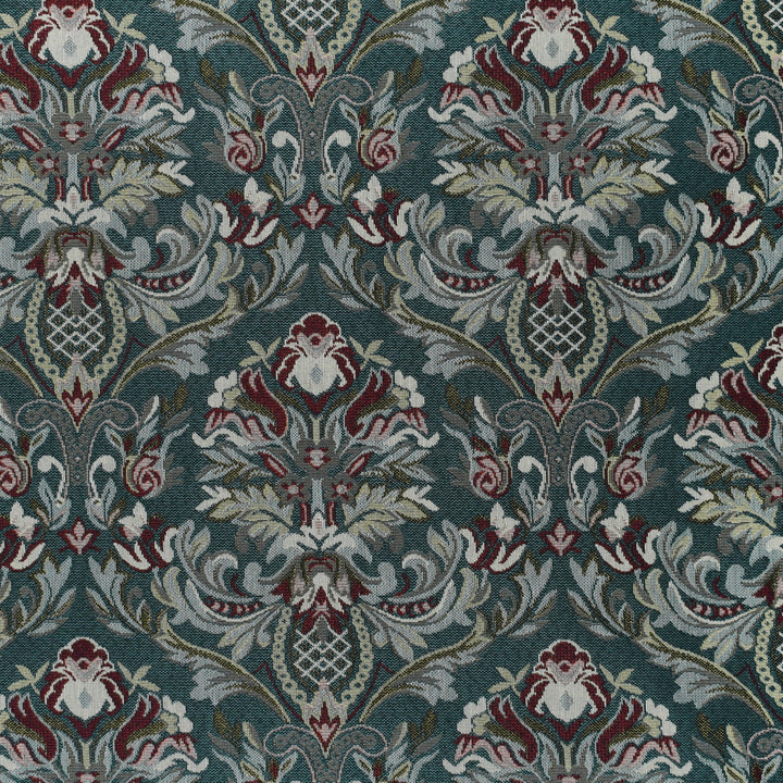 F3495 Blue by Greenhouse Fabric E92: Value Tapestry 70% Polyester, 30% Cotton Mexico 50,000 double rubs </p><p>Repeat: 19.6" H, 14.9" V 54" - Fabric Carolina -