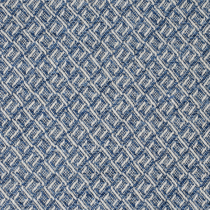 F3587 Cobalt by Greenhouse Designer Fabric E94: Performance Blue 97.11% Olefin, 2.89% Polyester USA 51,000 double rubs </p><p>Repeat: .875" H, 1.063" V 54" - Swanky Fabrics -
