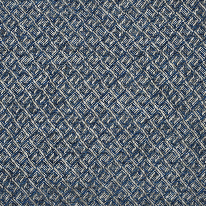 F3596 Sapphire by Greenhouse Designer Fabric E94: Performance Blue 97.11% Olefin, 2.89% Polyester USA 51,000 double rubs </p><p>Repeat: .875" H, 1.063" V 54" - Swanky Fabrics -