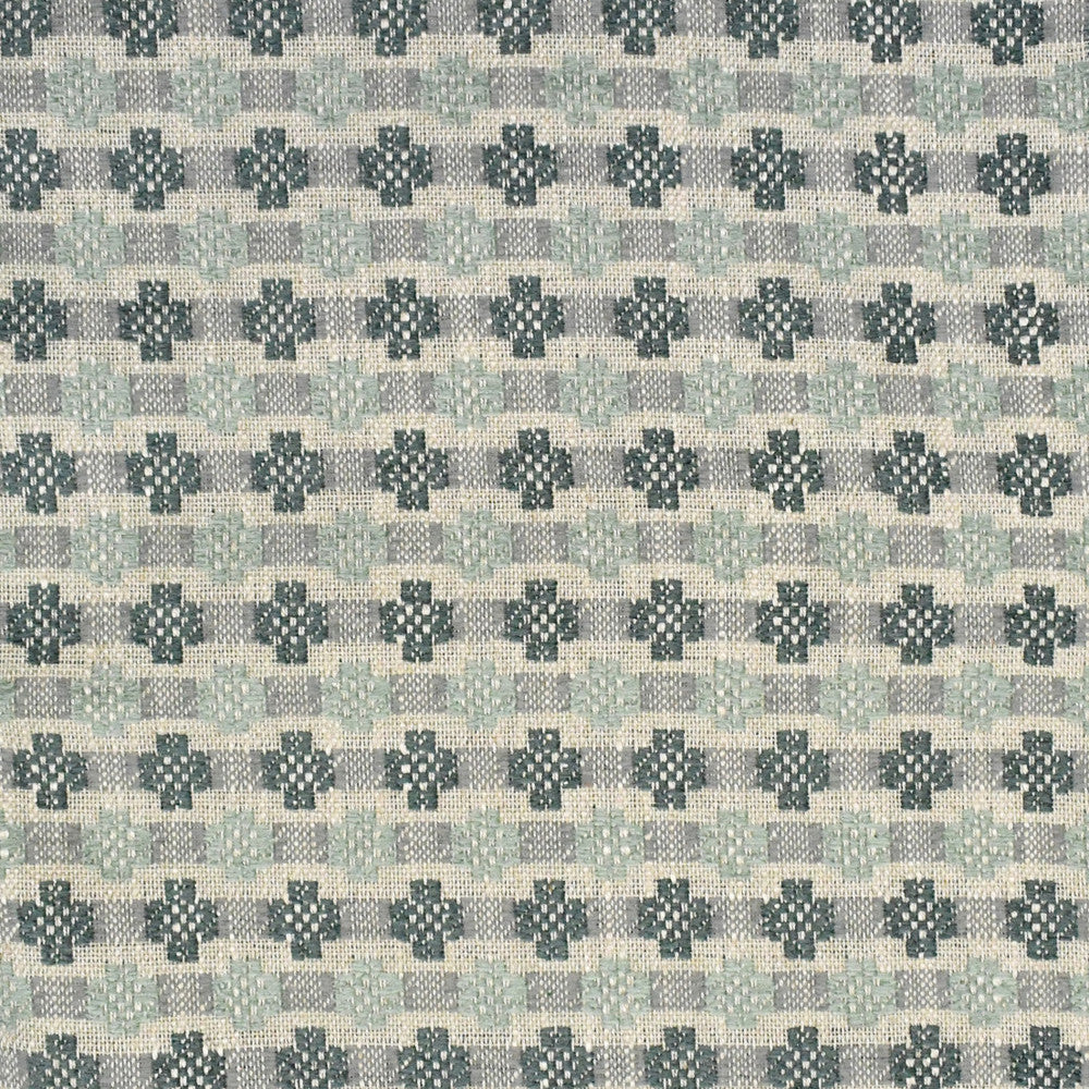 F3858 Seaglass by Greenhouse Fabric 50% Viscose, 28% Polyester, 14% Linen, 8% Cotton USA 39,000 </p><p>Repeat: 1.5" H, 1.75" V 54" - Fabric Carolina -