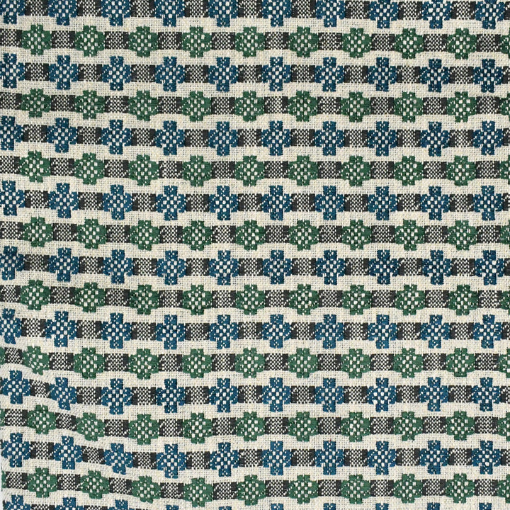 F3860 Emerald by Greenhouse Designer Fabric 50% Viscose, 28% Polyester, 14% Linen, 8% Cotton USA 39,000 </p><p>Repeat: 1.5" H, 1.75" V 54" - Swanky Fabrics -