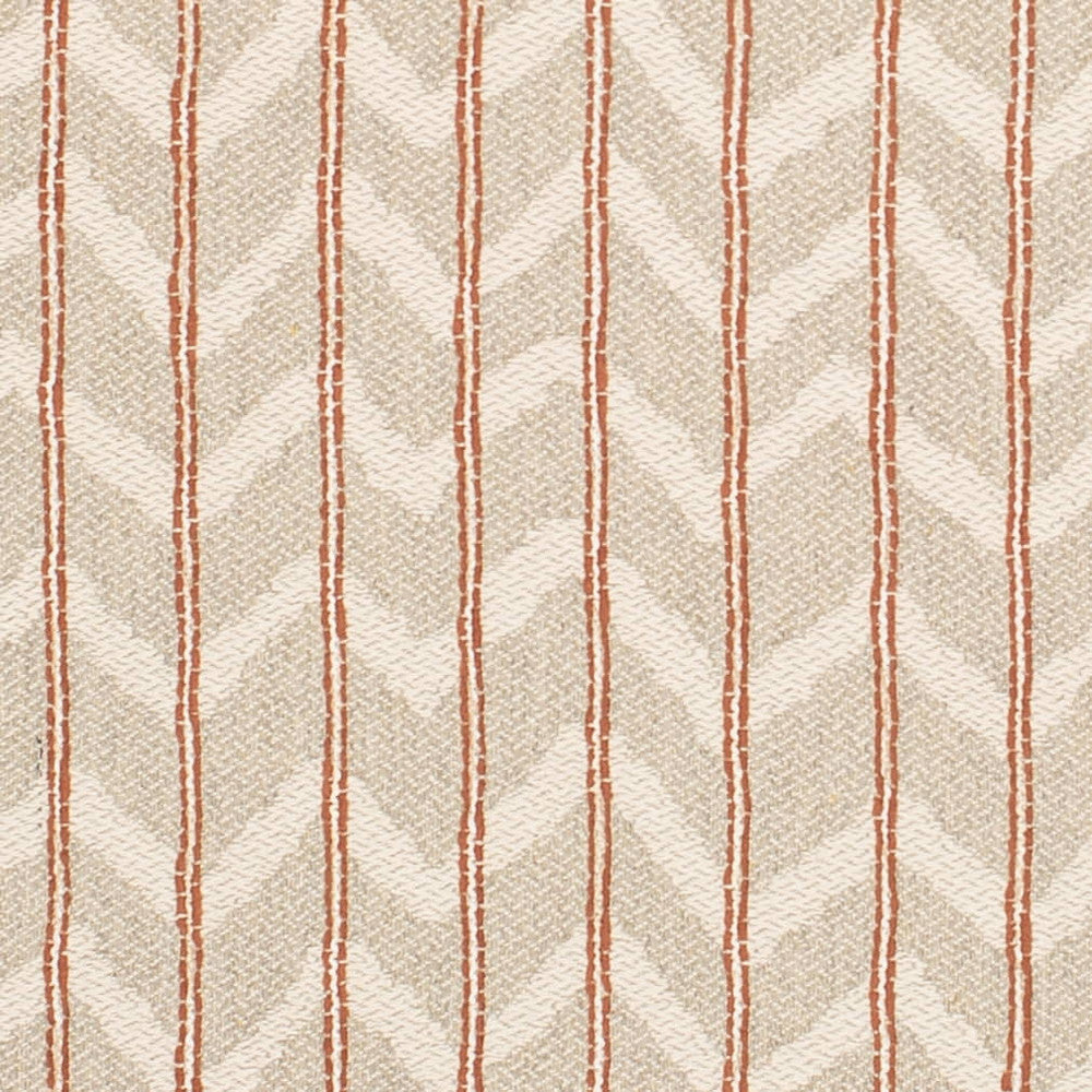 F400-163 by Charlotte Fabric Terracotta 64% Recycled Cotton, 27% Recycled Polyester, 7% Cotton, 2% Polyester USA Exceeds 100,000 Wyzenbeek Rubs (Heavy Duty) Horizontal 7" 54 Inches - Fabric Carolina -