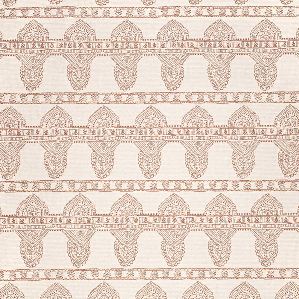 F400-169 by Charlotte Fabric Terracotta 55% Polyester, 45% Cotton USA Exceeds 100,000 Wyzenbeek Rubs (Heavy Duty) Horizontal 4.5" x Vertical 18.5" 54 Inches - Fabric Carolina -