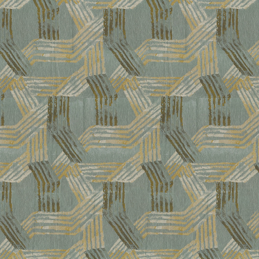 F4385 Celadon by Greenhouse Fabric F12: upholstery by COLOR 100% Polyester China 20,000 double rubs </p><p>Repeat: None 57" - Fabric Carolina -
