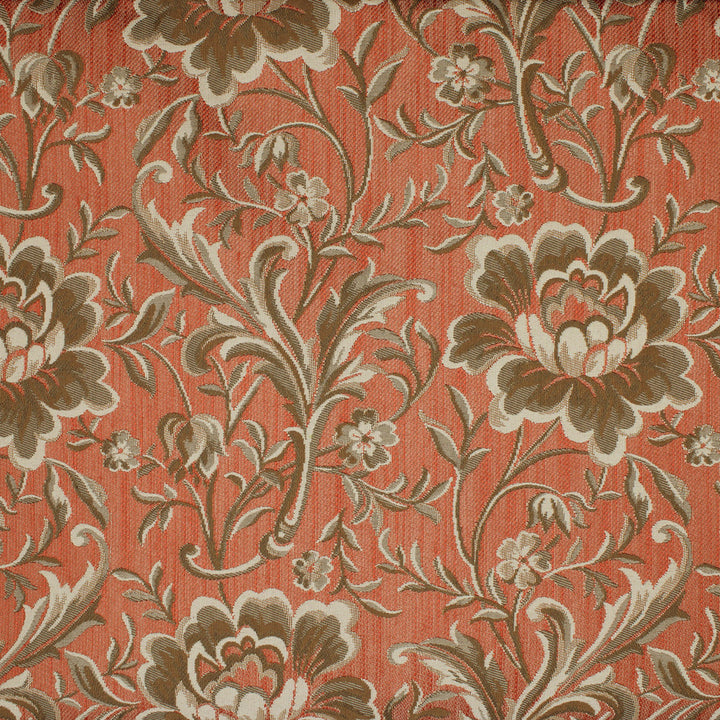 F4418 Coral by Greenhouse Fabric F13: upholstery by COLOR 74% Polyester, 16% Cotton, 10% Rayon China 45,000 double rubs </p><p>Repeat: 9.6" H, 9.5" V 55" - Fabric Carolina -