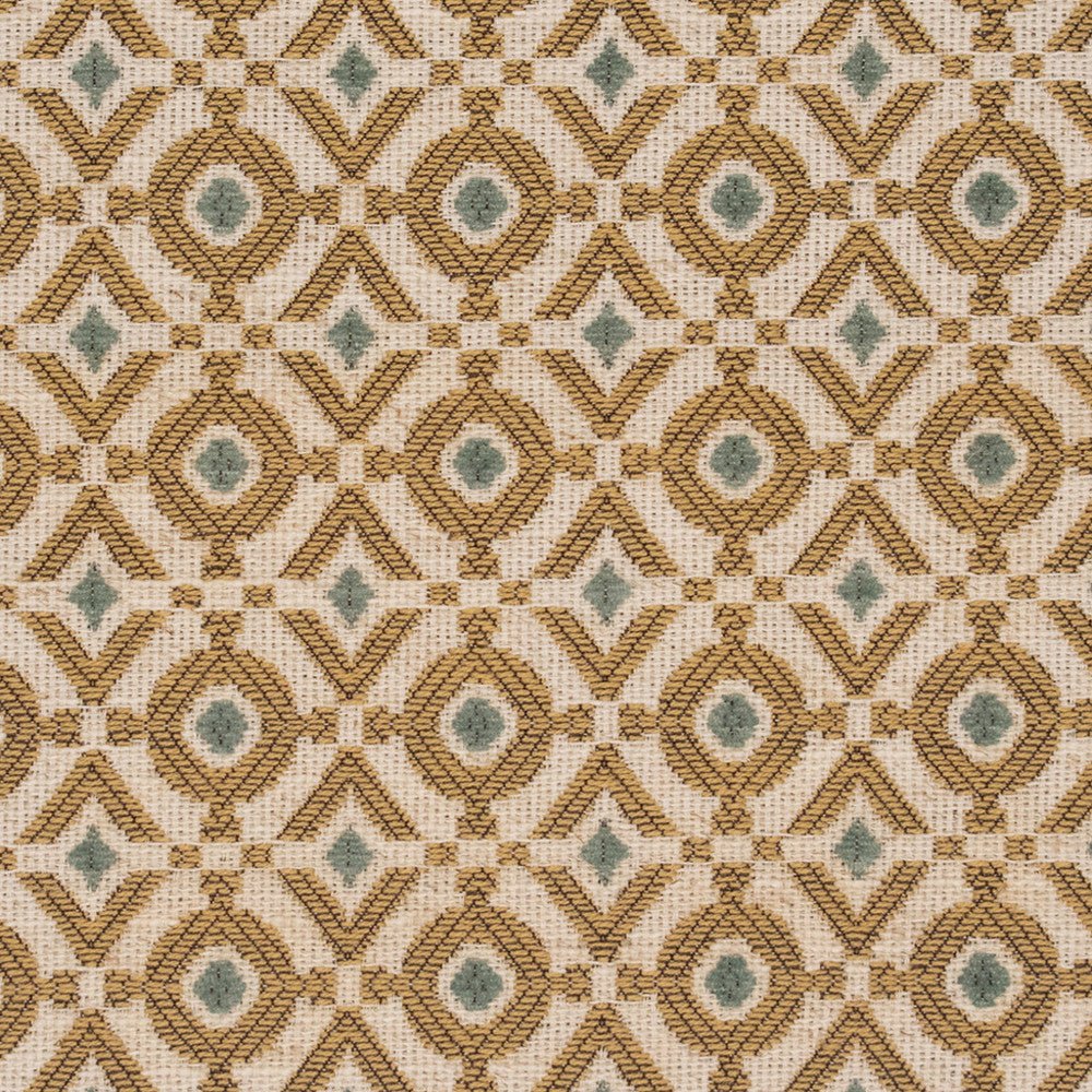 F5244 Honey by Greenhouse Fabric 92% Polyester, 8% Linen China 65,000 </p><p>Repeat: 1.25" H, 1.25" V 54" - Fabric Carolina -