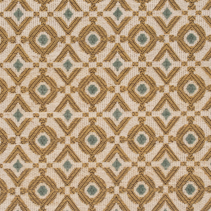 F5244 Honey by Greenhouse Designer Fabric 92% Polyester, 8% Linen China 65,000 </p><p>Repeat: 1.25" H, 1.25" V 54" - Swanky Fabrics -