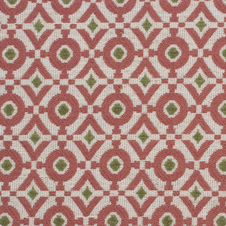F5267 Coral by Greenhouse Fabric 92% Polyester, 8% Linen China 65,000 </p><p>Repeat: 1.25" H, 1.25" V 54" - Fabric Carolina -