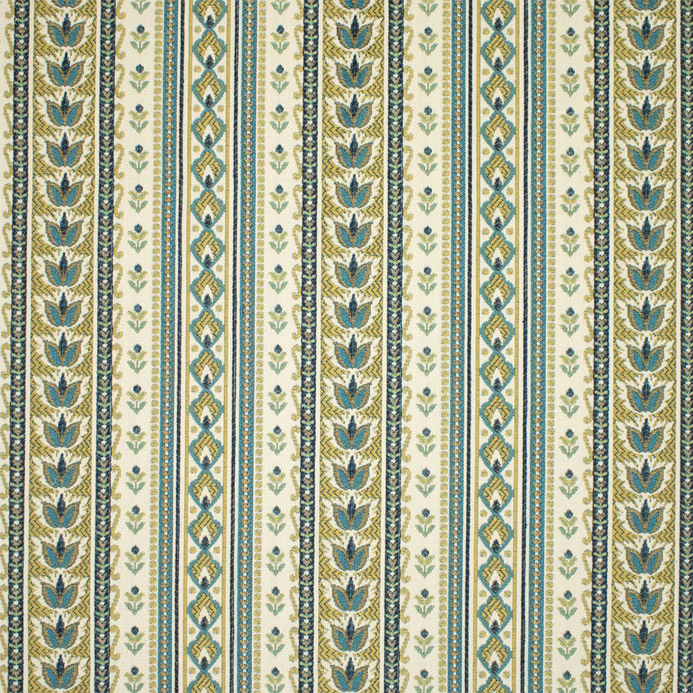 F5649 Teal by Greenhouse Fabric 36% Polyester, 32% Acrylic, 32% Cotton Spain 15,000 </p><p>Repeat: .87" H, 6.26" V 55" - Fabric Carolina -