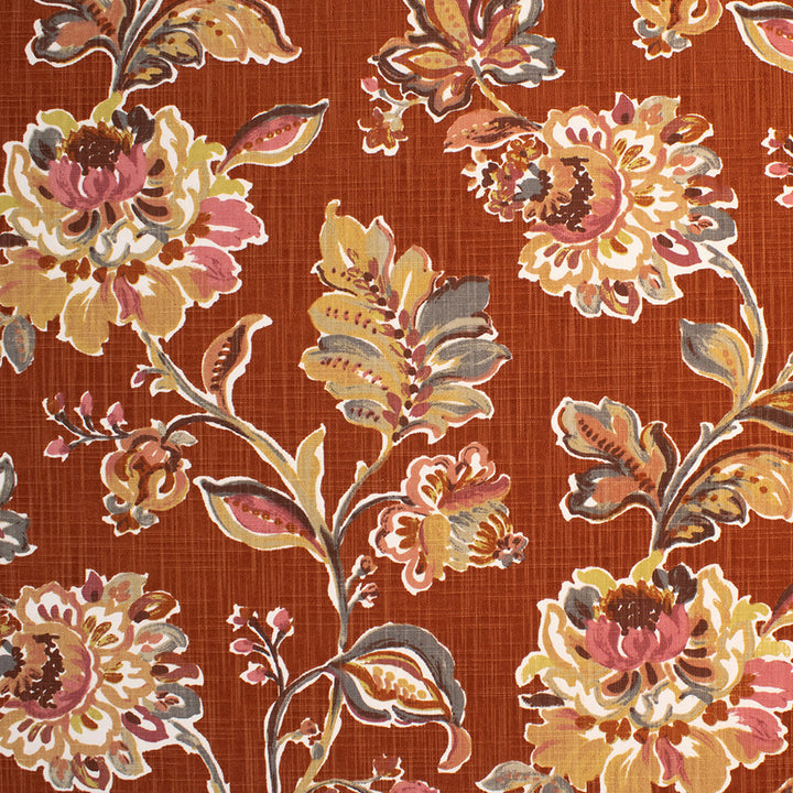 F5710 Russet by Greenhouse Fabric 54% Cotton, 26% Recycled Polyester, 20% Polyester China 15,000 </p><p>Repeat: 27.25" H, 24.25" V 55" - Fabric Carolina -