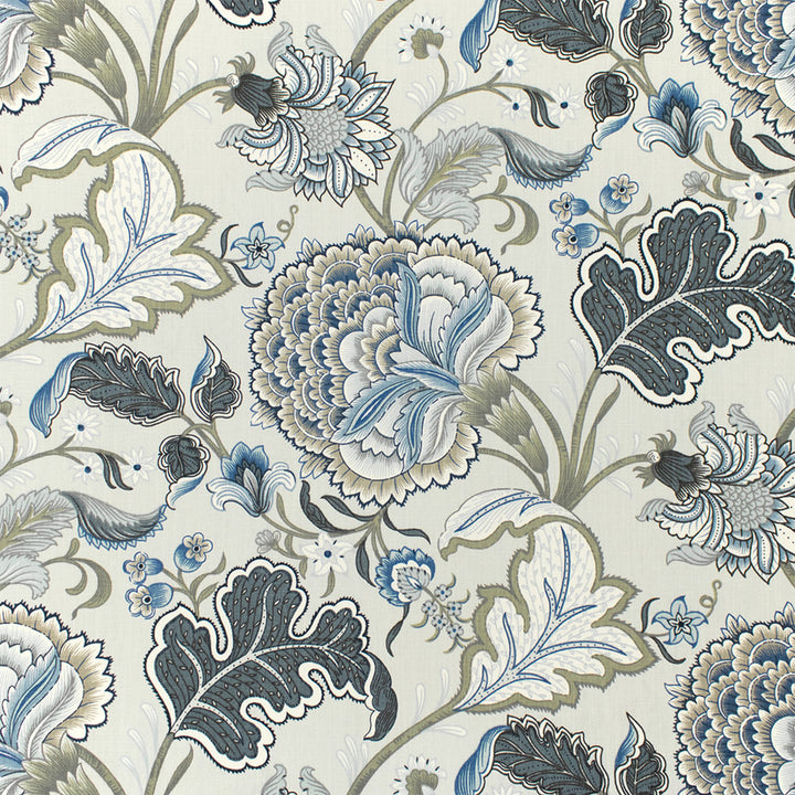 F5736 Blue by Greenhouse Fabric 59% Cotton, 41% Polyester China 50,000 </p><p>Repeat: 28" H, 24.5" V 55" - Fabric Carolina -