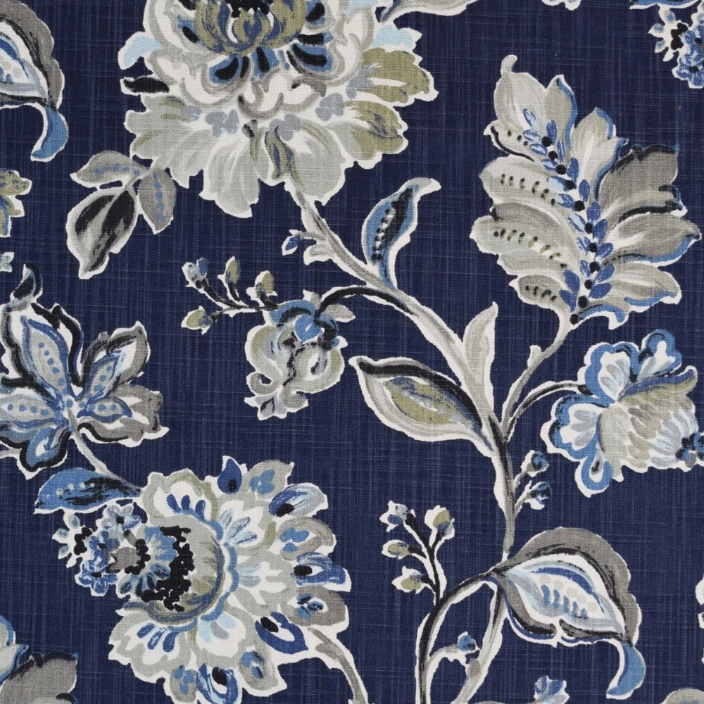 F5744 Indigo by Greenhouse Designer Fabric 54% Cotton, 26% Recycled Polyester, 20% Polyester China 15,000 </p><p>Repeat: 27.25" H, 24.25" V 55" - Swanky Fabrics -