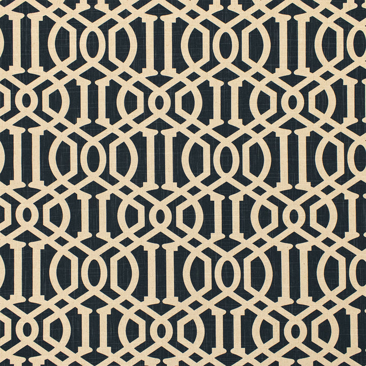 F5758 Black by Greenhouse Fabric 70% Cotton, 30% Linen China 15,000 </p><p>Repeat: 9.5" H, 8" V 55" - Fabric Carolina -
