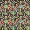 LILIA PRINT - Chocolate by Thibaut Fabric