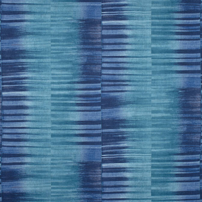 Mekong Stripe Turquoise and Navy F910088 by Thibaut Fabric Thibaut Fabric Mekong Stripe Turquoise and Navy F910088Fabric Tropics Fabric Book 100% Linen THAILAND </p><p>Repeat: V: 19 54 - Fabric Carolina -