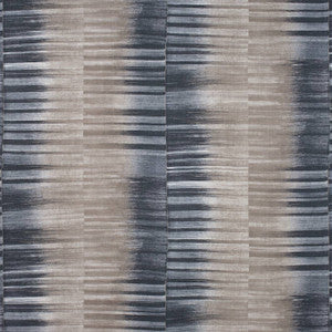 Mekong Stripe Charcoal and Taupe F910089 by Thibaut Fabric