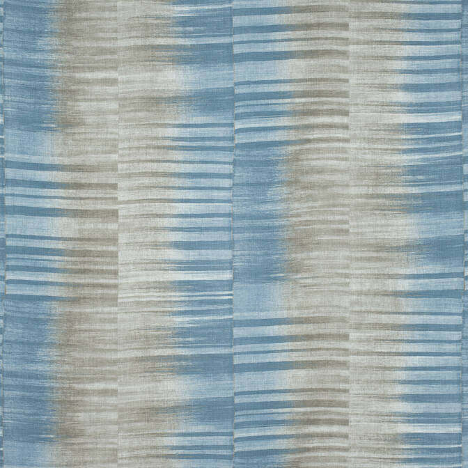 Mekong Stripe Spa Blue and Beige F910092 by Thibaut Fabric Thibaut Fabric Mekong Stripe Spa Blue and Beige F910092Fabric Tropics Fabric Book 100% Linen THAILAND </p><p>Repeat: V: 19 54 - Fabric Carolina -