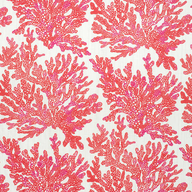 Marine Coral Coral F910120 by Thibaut Fabric Thibaut Fabric Marine Coral Coral F910120Fabric Tropics Fabric Book 90% Cotton, 10% Linen U.S.A. </p><p>Repeat: V: 25.25 54 - Fabric Carolina -
