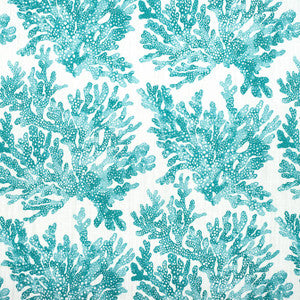Marine Coral Turquoise F910121 by Thibaut Fabric