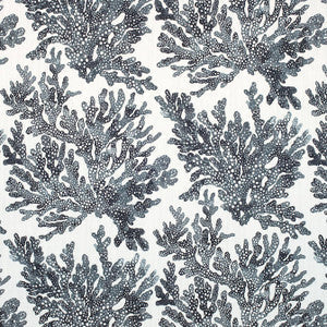 Marine Coral Black F910123 By Thibaut Fabric