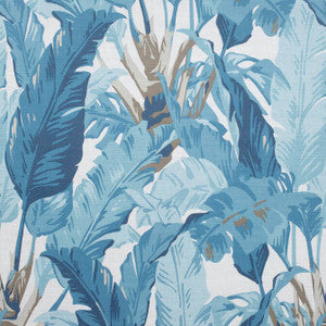 Travelers Palm Spa Blue F910128 by Thibaut Fabric