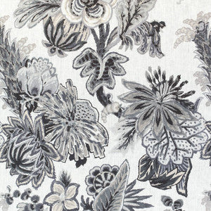 Floral Gala Grey F910218 by Thibaut Fabric
