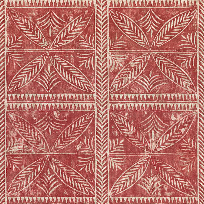 Timbuktu Red F910257 by Thibaut Fabric Thibaut Fabric Timbuktu Red F910257Fabric Colony Fabric Book 100% Cotton Duck UNITED STATES </p><p>Repeat: V: 24.5 54 - Fabric Carolina -